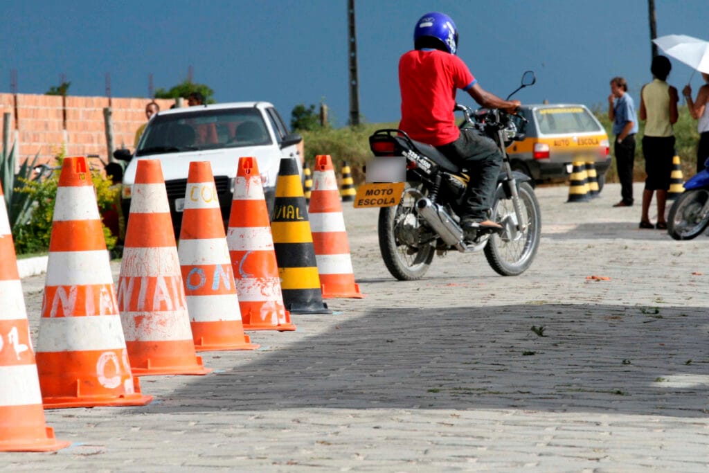 nova prova da CNH de moto