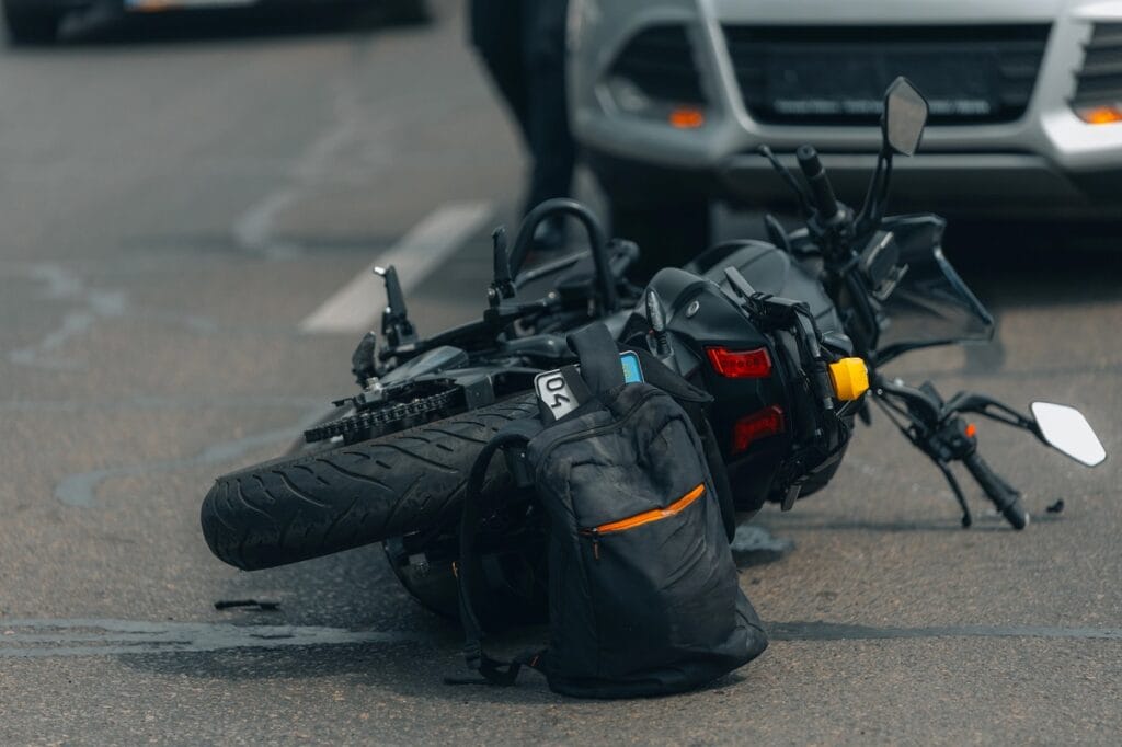 acidente com motociclista