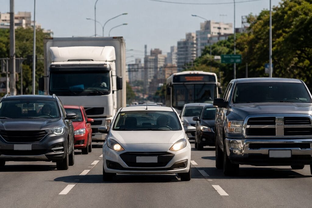 risco de morte no trânsito